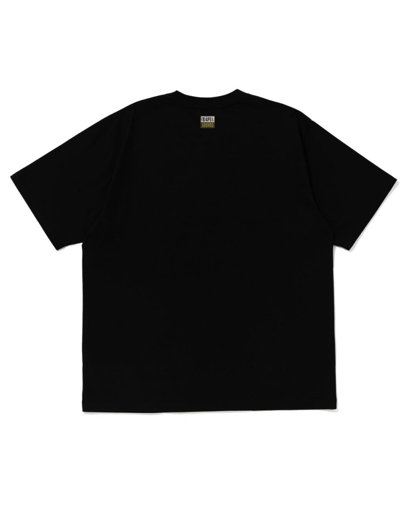 T Shirts Bape Sounds Noir Homme | TUN-56320827